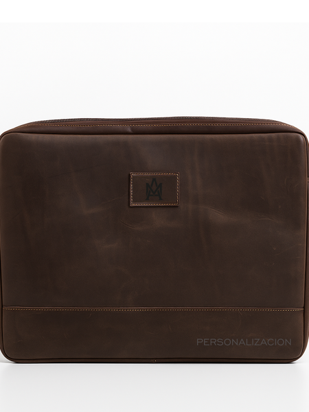 PORTA NOTEBOOK DE CUERO ACOLCHADO
