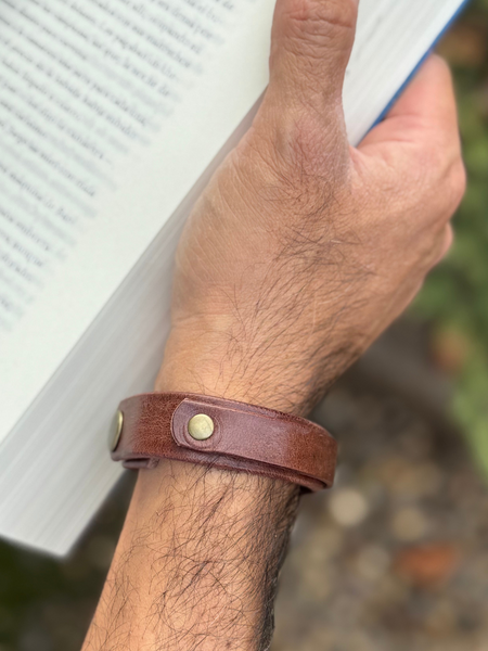 PULSERA DE CUERO HOMBRE NOMAD