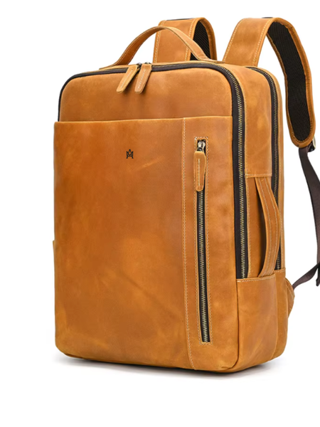 MOCHILA DE CUERO GENUINO PREMIUM STIRLING