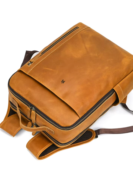 MOCHILA DE CUERO GENUINO PREMIUM STIRLING