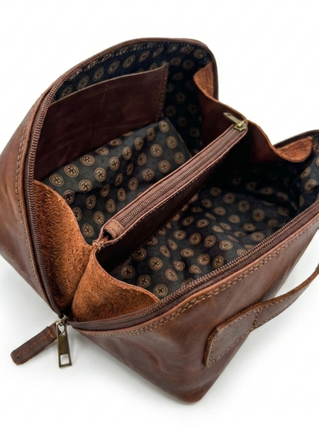 NECESER DE CUERO GENUINO ELEGANCE