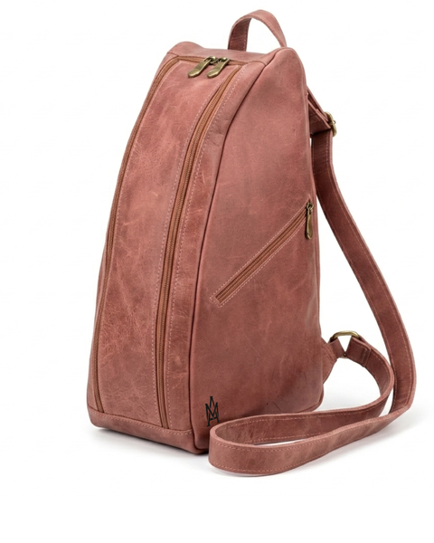 MATERA DE CUERO GENUINO GAUCHO MARRON