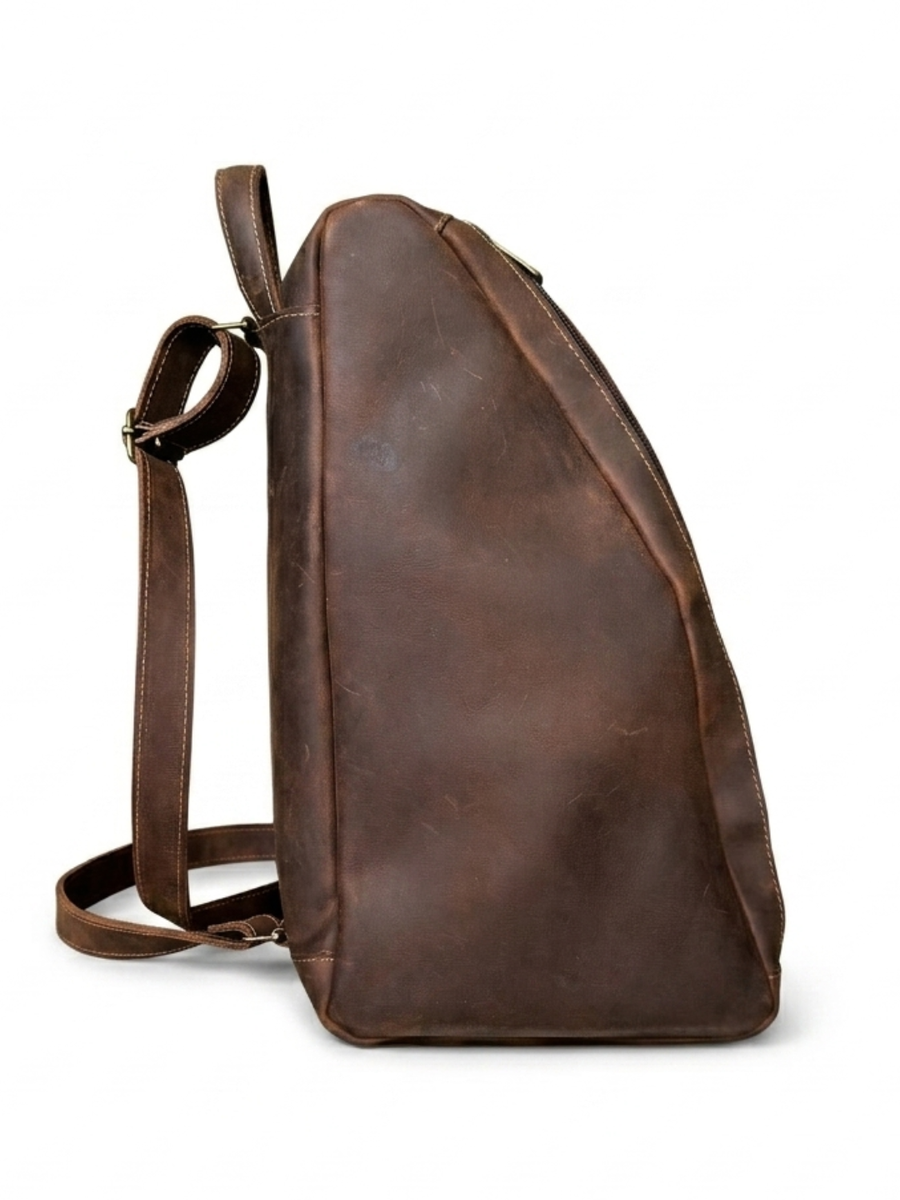 MATERA DE CUERO GENUINO GAUCHO MORO