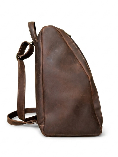 MATERA DE CUERO GENUINO GAUCHO MORO