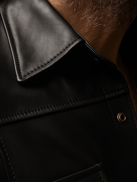 SOBRECAMISA DE CUERO