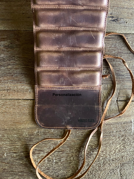 DOMINÓ JUEGO DE MESA ESTUCHE DE CUERO