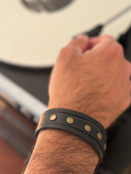 PULSERA DE CUERO HOMBRE ODIN