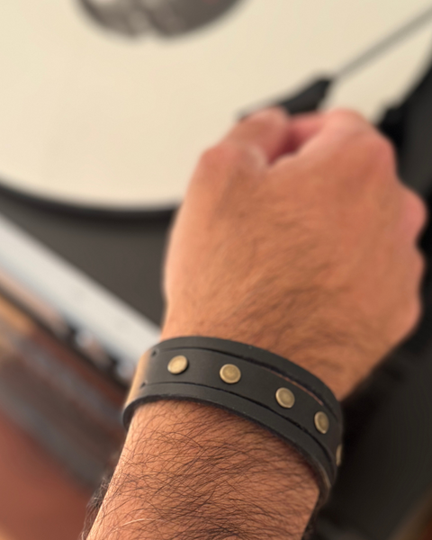 PULSERA DE CUERO HOMBRE ODIN