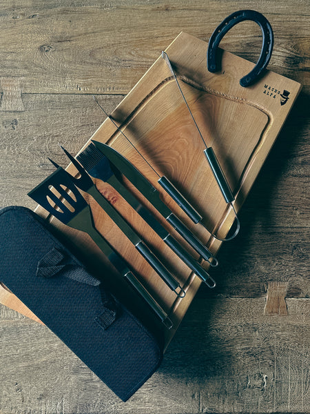 PACK UTENSILIOS PARRILLEROS