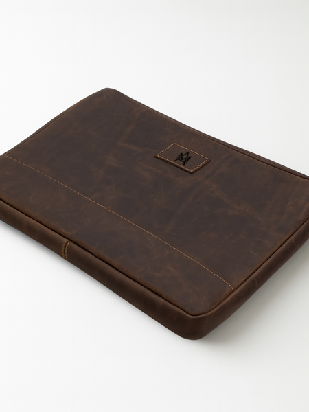 PORTA NOTEBOOK DE CUERO ACOLCHADO