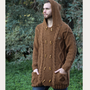 CHAQUETON DE ALPACA LARGO CAMEL