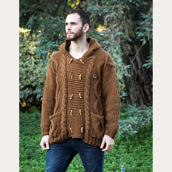 CHAQUETON DE ALPACA CORTO CAMEL