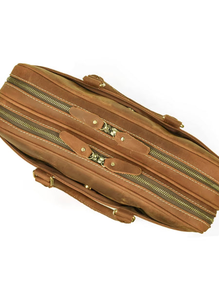 MALETIN DE CUERO PREMIUM GENUINO ROMA