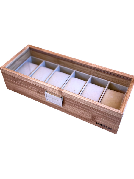 PORTA RELOJES PARA 6 PIEZAS