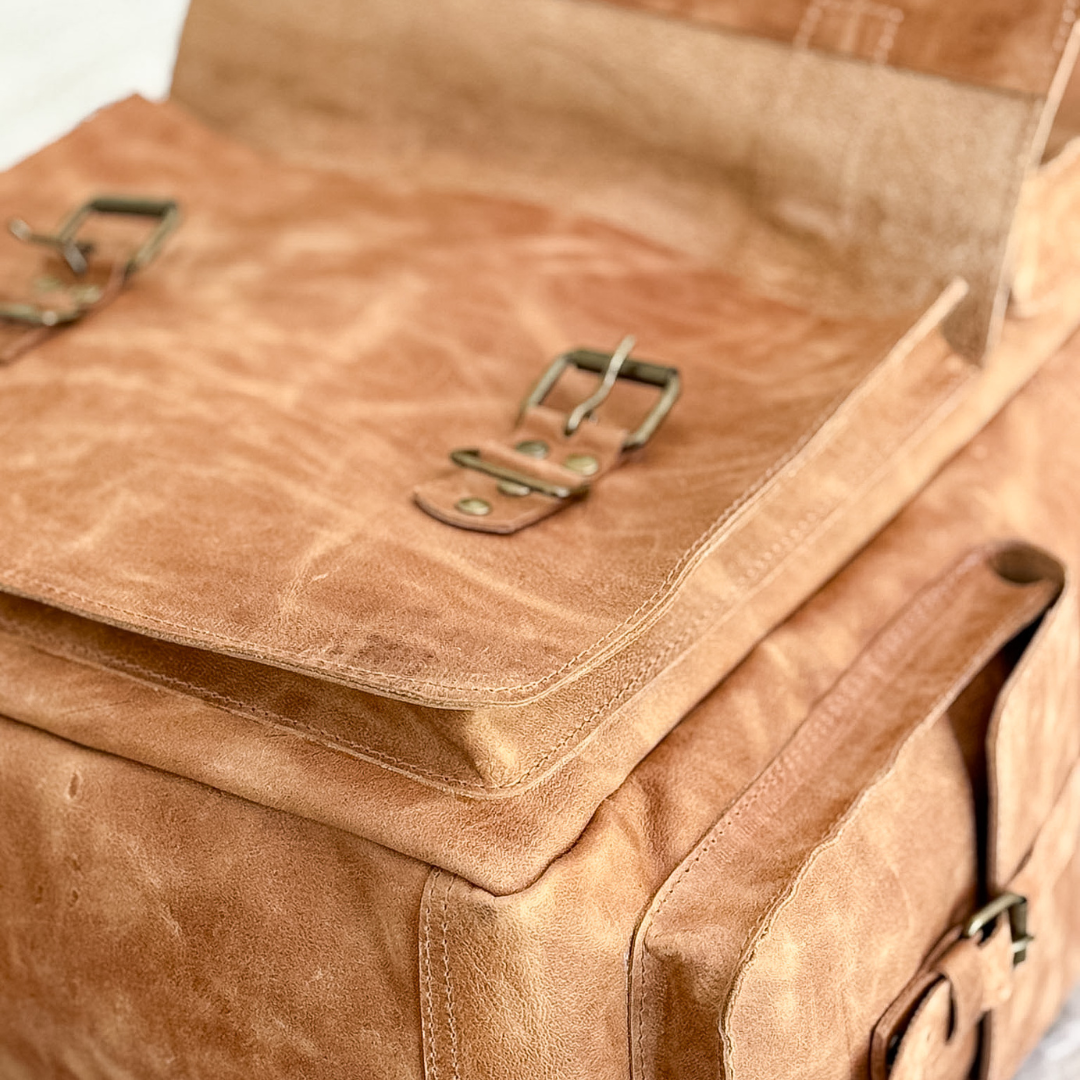 MOCHILA DE CUERO EXPEDITION DESERT