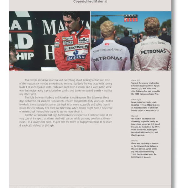 LIBRO DE FOTOGRAFIA FORMULA 1 THE PURSUIT OF SPEED
