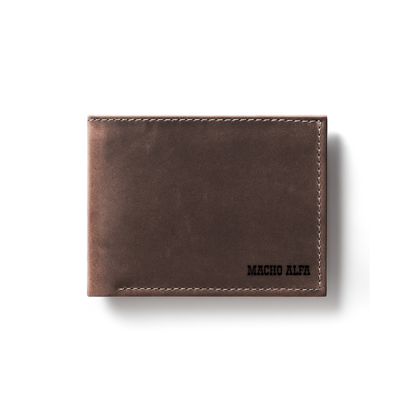 BILLETERA DE CUERO RUSTIC