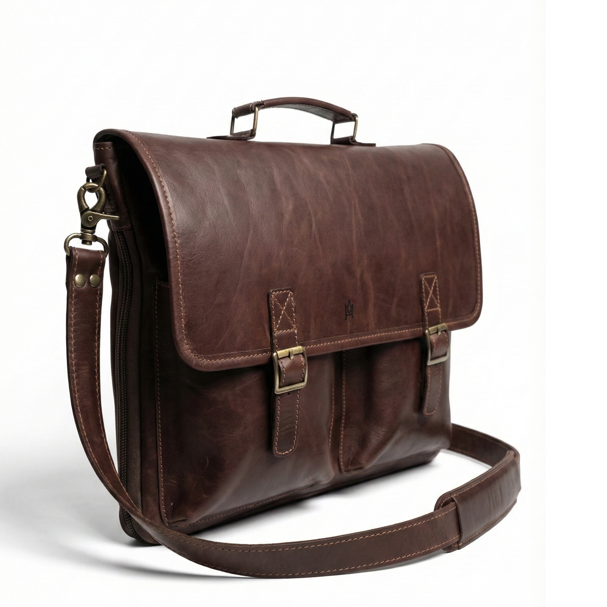 MALETIN CUERO GENUINO FULL GRAIN EXECUTIVE