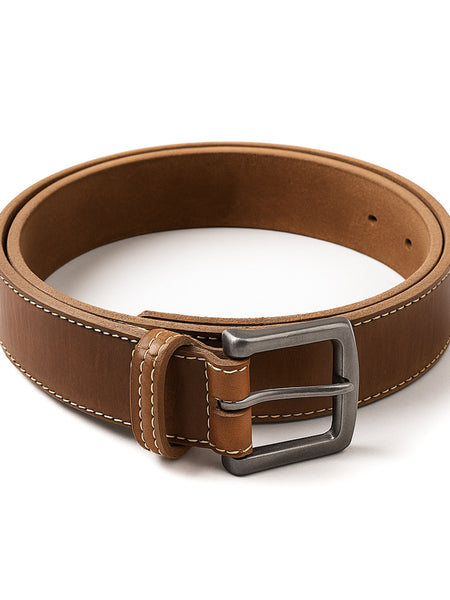 CINTURÓN CUERO CAFÉ SPORT SAND