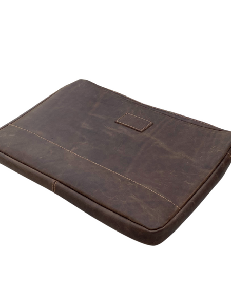 PORTA NOTEBOOK DE CUERO ACOLCHADO