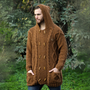 CHAQUETÓN LARGO DE LANA ALPACA