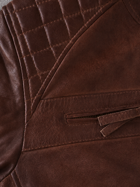 CHAQUETA DE CUERO KEANU