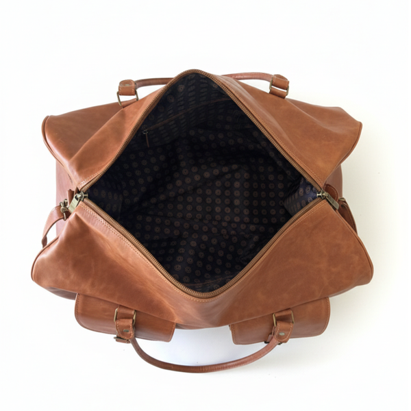 BOLSO SE VIAJE DE CUERO GENUINO TRAVEL