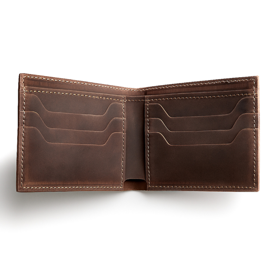 BILLETERA DE CUERO RUSTIC