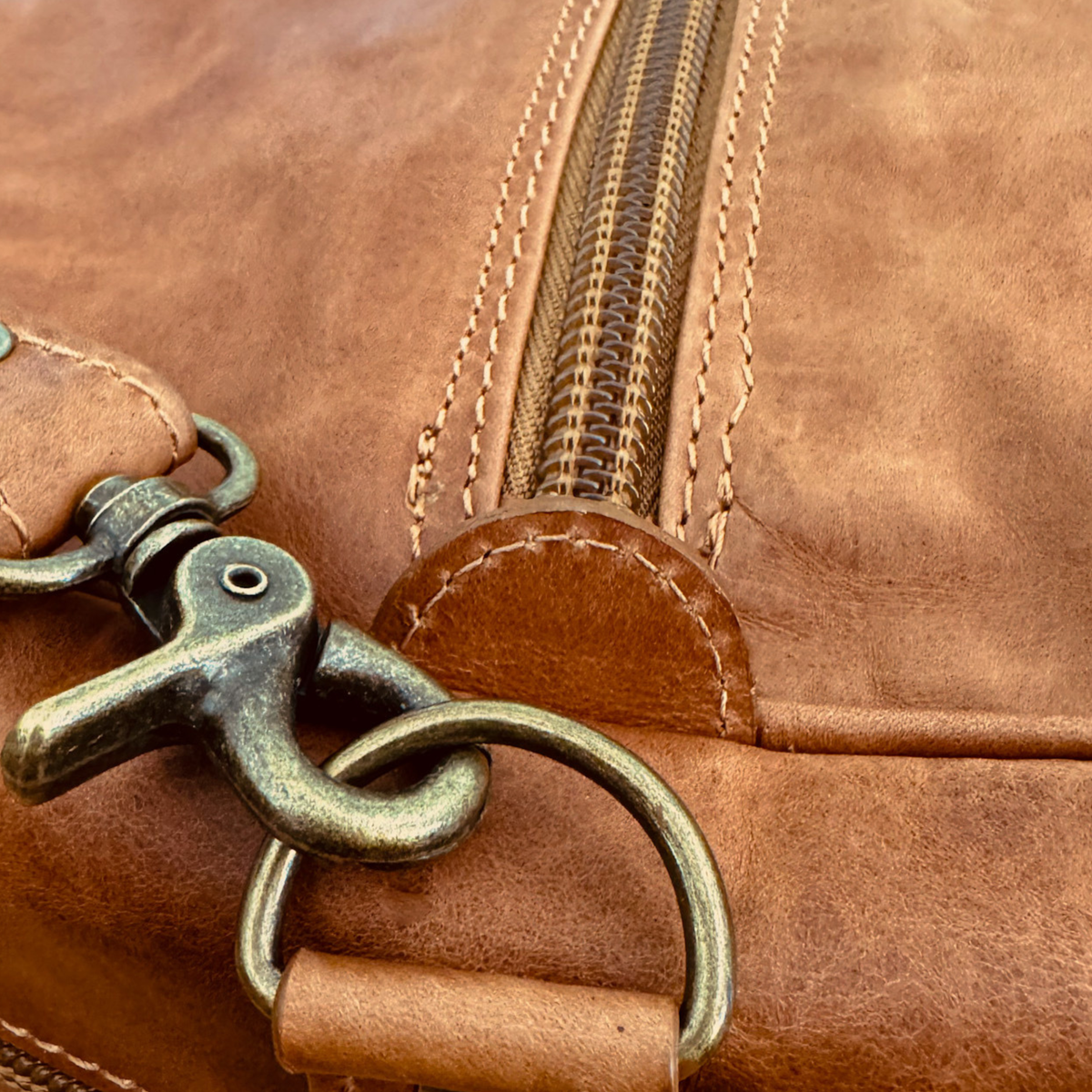 BOLSO SE VIAJE DE CUERO GENUINO TRAVEL