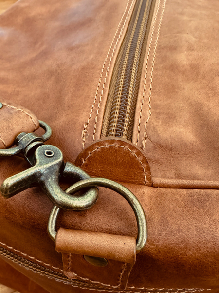 BOLSO SE VIAJE DE CUERO GENUINO TRAVEL