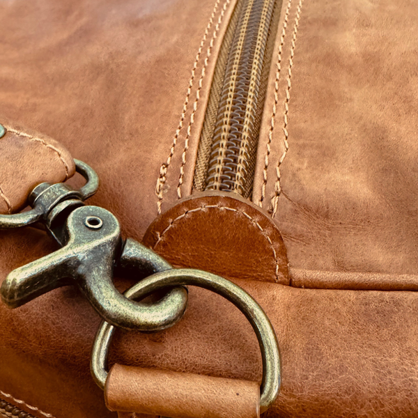 BOLSO SE VIAJE DE CUERO GENUINO TRAVEL