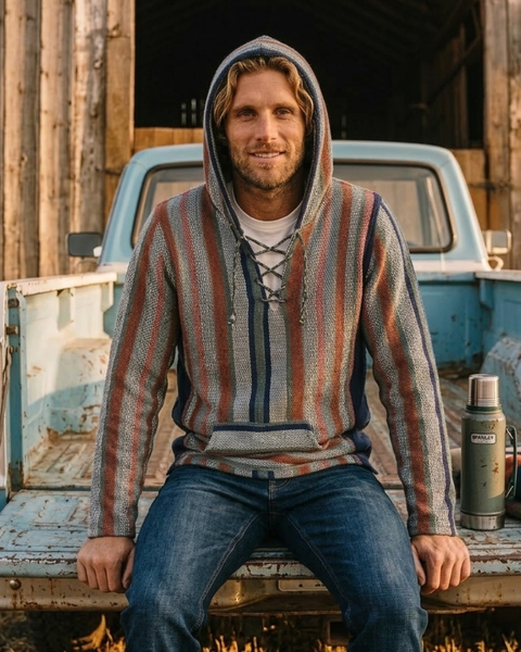 SWEATER DE LANA OVERLAND TERRACOTA