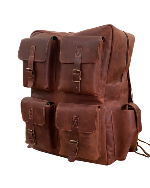 MOCHILA DE CUERO EXPLORER