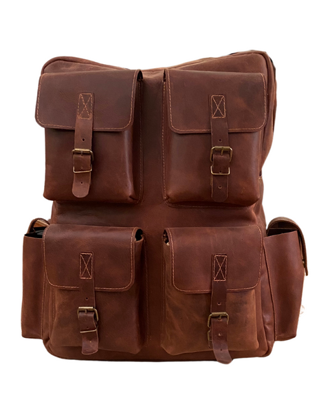 MOCHILA DE CUERO EXPLORER