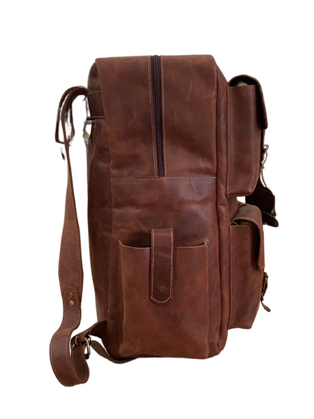 MOCHILA DE CUERO EXPLORER