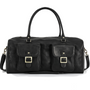 BOLSO DE VIAJE DE CUERO TRAVEL BLACK