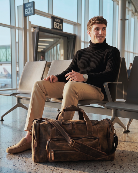 BOLSO DE VIAJE DE CUERO VENTURE