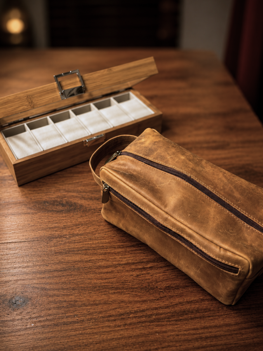 PACK PORTA RELOJES + NECESER SKIN