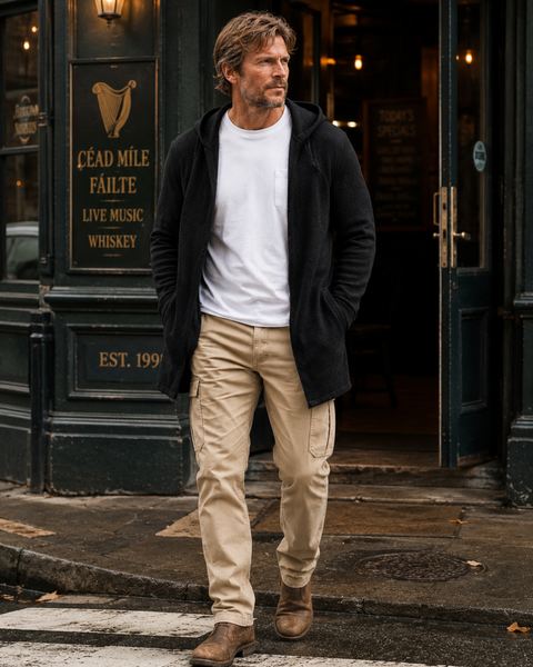 CARDIGAN DE LANA PARA HOMBRE