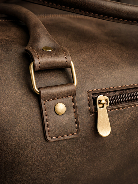 BOLSA CUERO PREMIUM DE VIAJE HOMBRE TRAVEL HUNTER