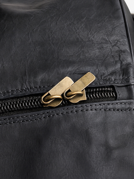 BOLSO DE VIAJE CUERO PREMIUM HOMBRE TRAVEL BLACK EDITION