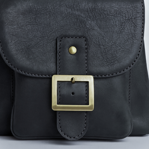 BOLSO DE VIAJE DE CUERO TRAVEL BLACK