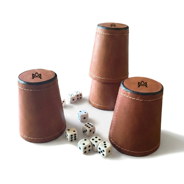 CACHOS DE CUERO ARTESANALES (JUEGO DE 4)