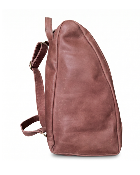 MATERA DE CUERO GENUINO GAUCHO MARRON