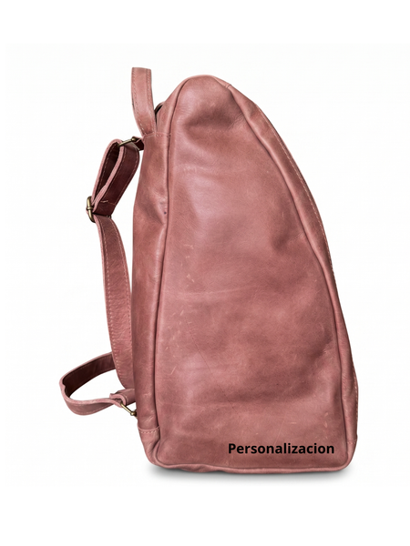 MATERA DE CUERO GENUINO GAUCHO MARRON