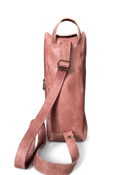 MATERA DE CUERO GENUINO GAUCHO MARRON