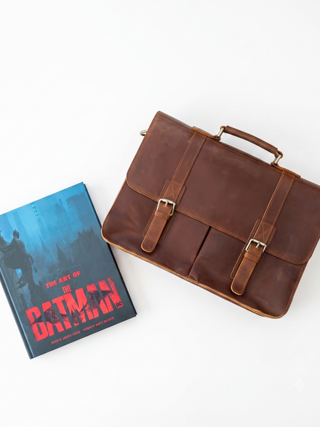 BOX OLD YORK — MALETIN DE CUERO + LIBRO DE FOTOS