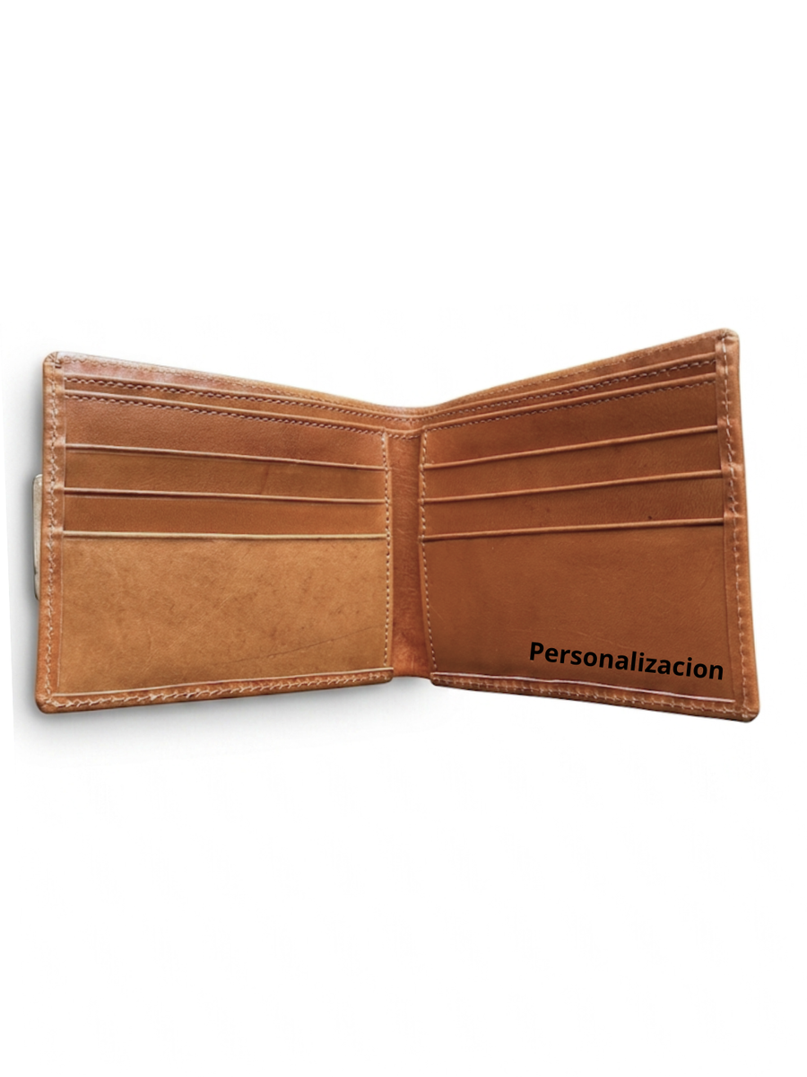 BILLETERA DE CUERO HOMBRE URBAN CAMEL