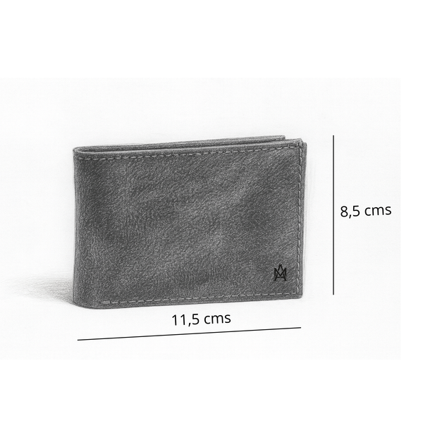 BILLETERA DE CUERO GENUINO EDGE