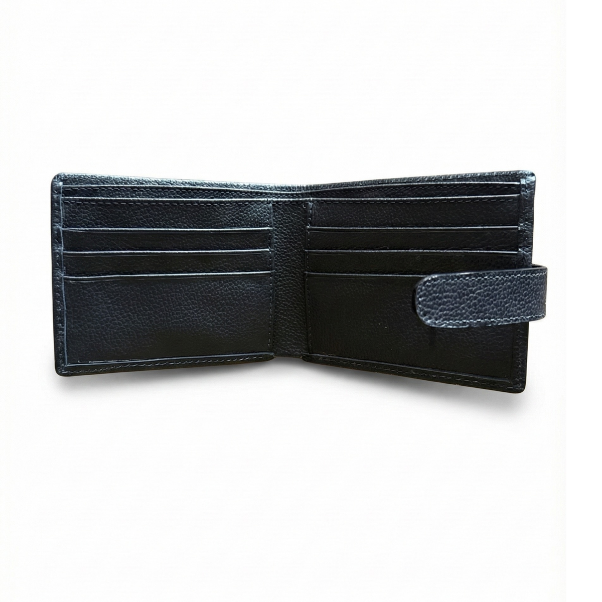 BILLETERA DE CUERO CON PASADOR RUGGED